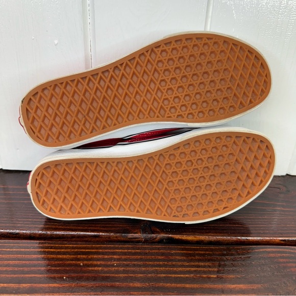 Vans Classic Slip-On Flame Checkerboard Shoes – Women’s 8 / Men’s 6.5 - Picture 7 of 8